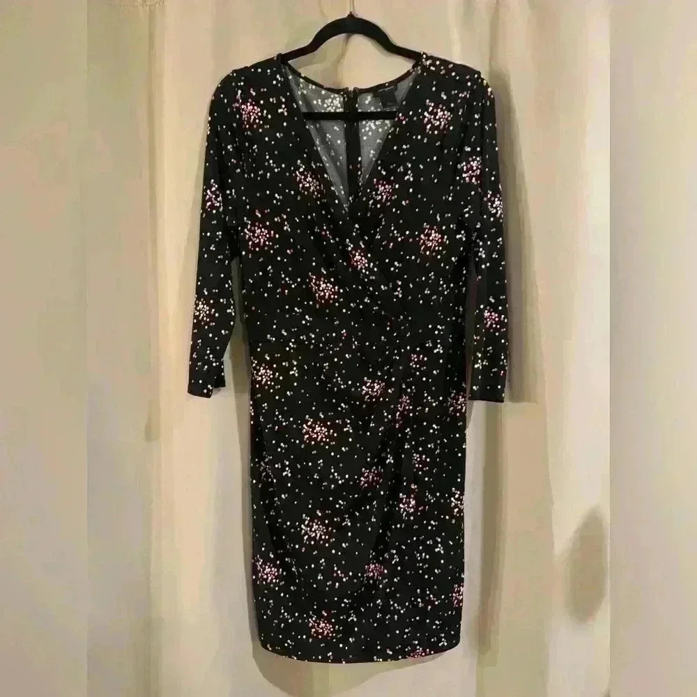 Women’s Black Polka Dot Ann Taylor Dress